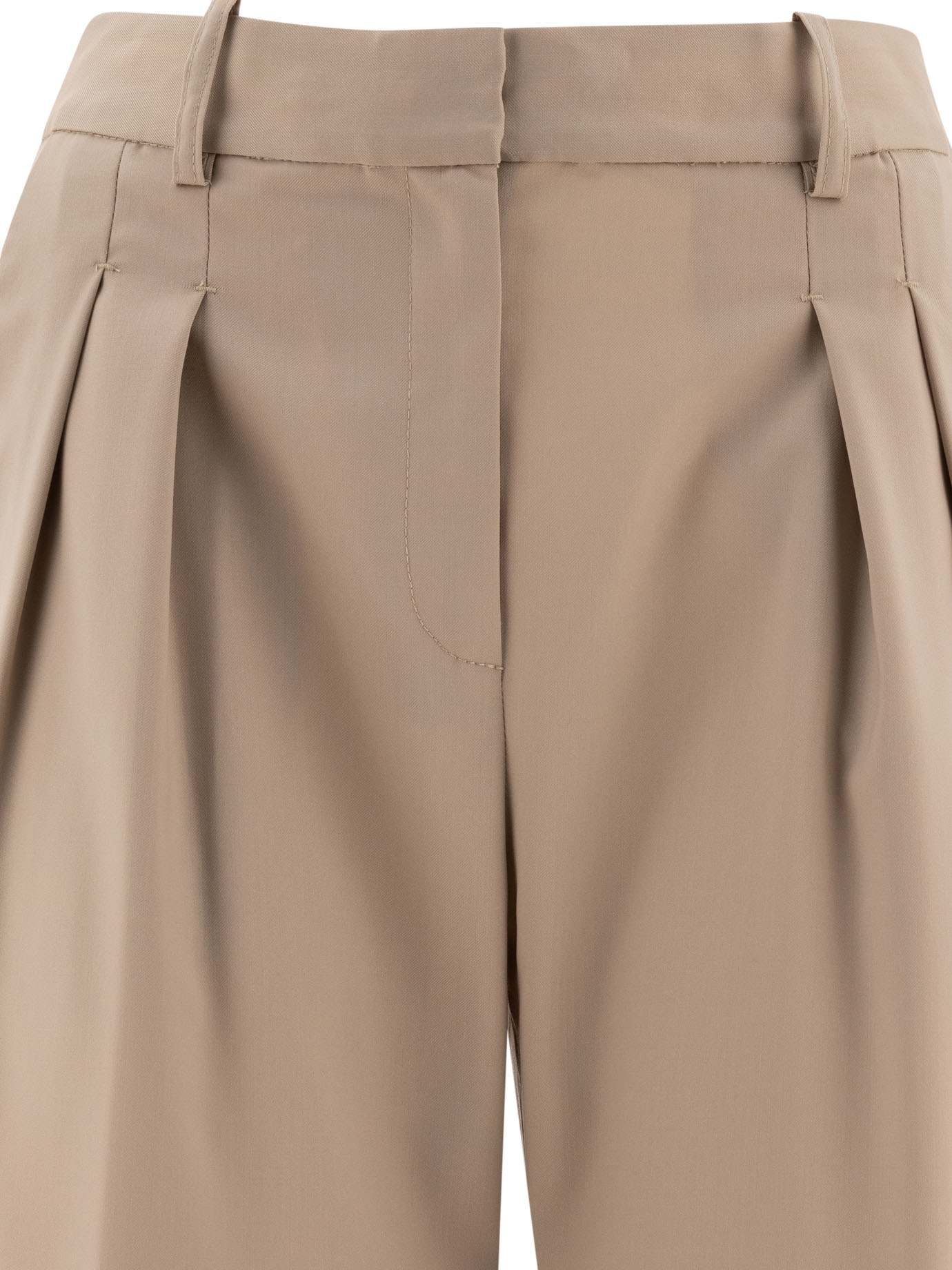 LOULOU STUDIO Beige Sbiru trousers